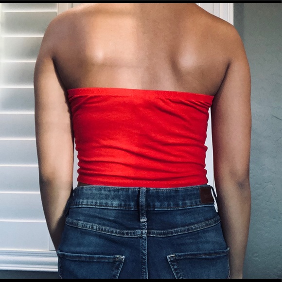 Red Halter Top - Picture 2 of 2